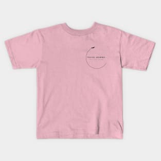 Travel Momma corner logo Kids T-Shirt